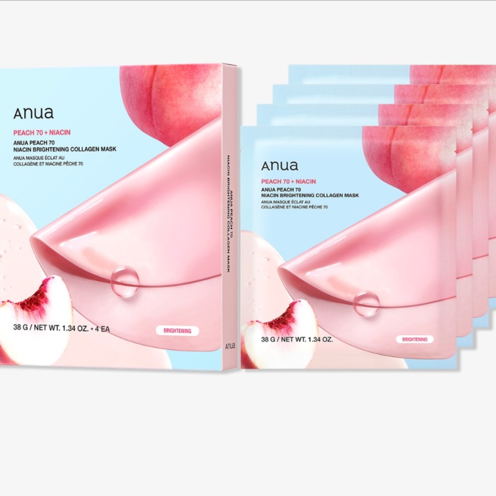 Anua Peach Brightening Collagen Mask